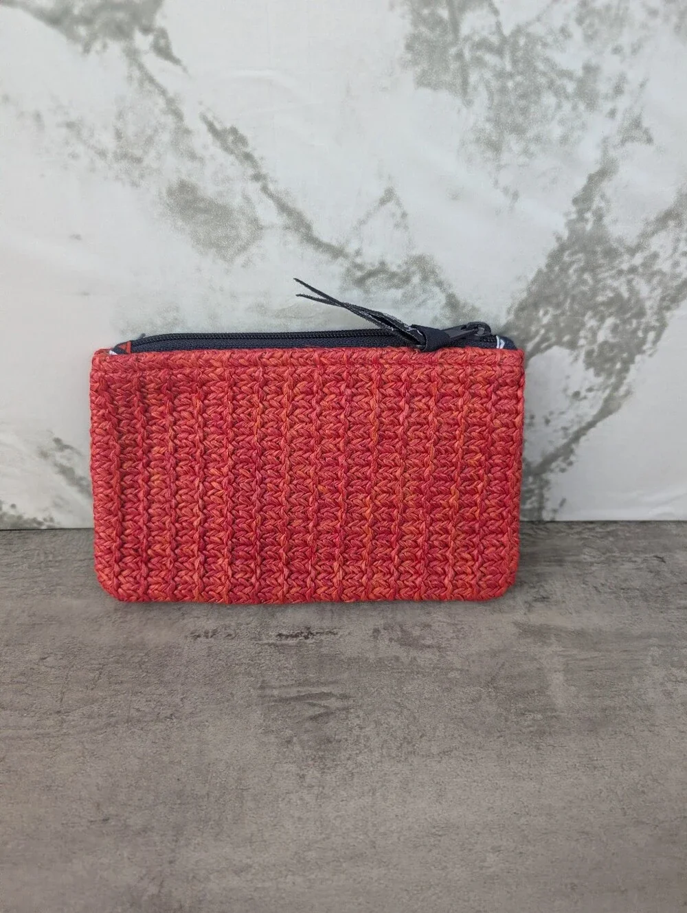 Vera Bradley Seashore Zip Pouch Sun Valley Turtle Straw Clutch Coin Purse - Picture 5 of 7